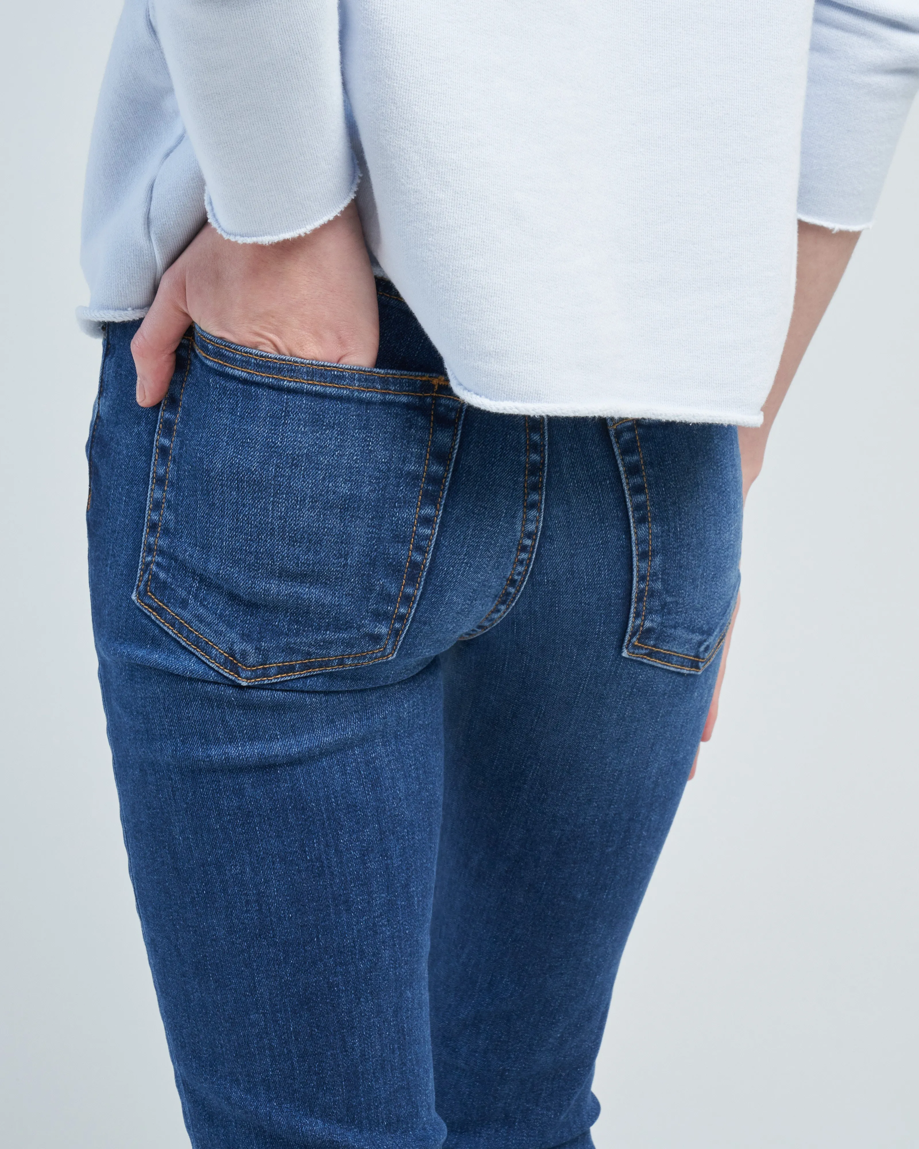 mid rise skinny