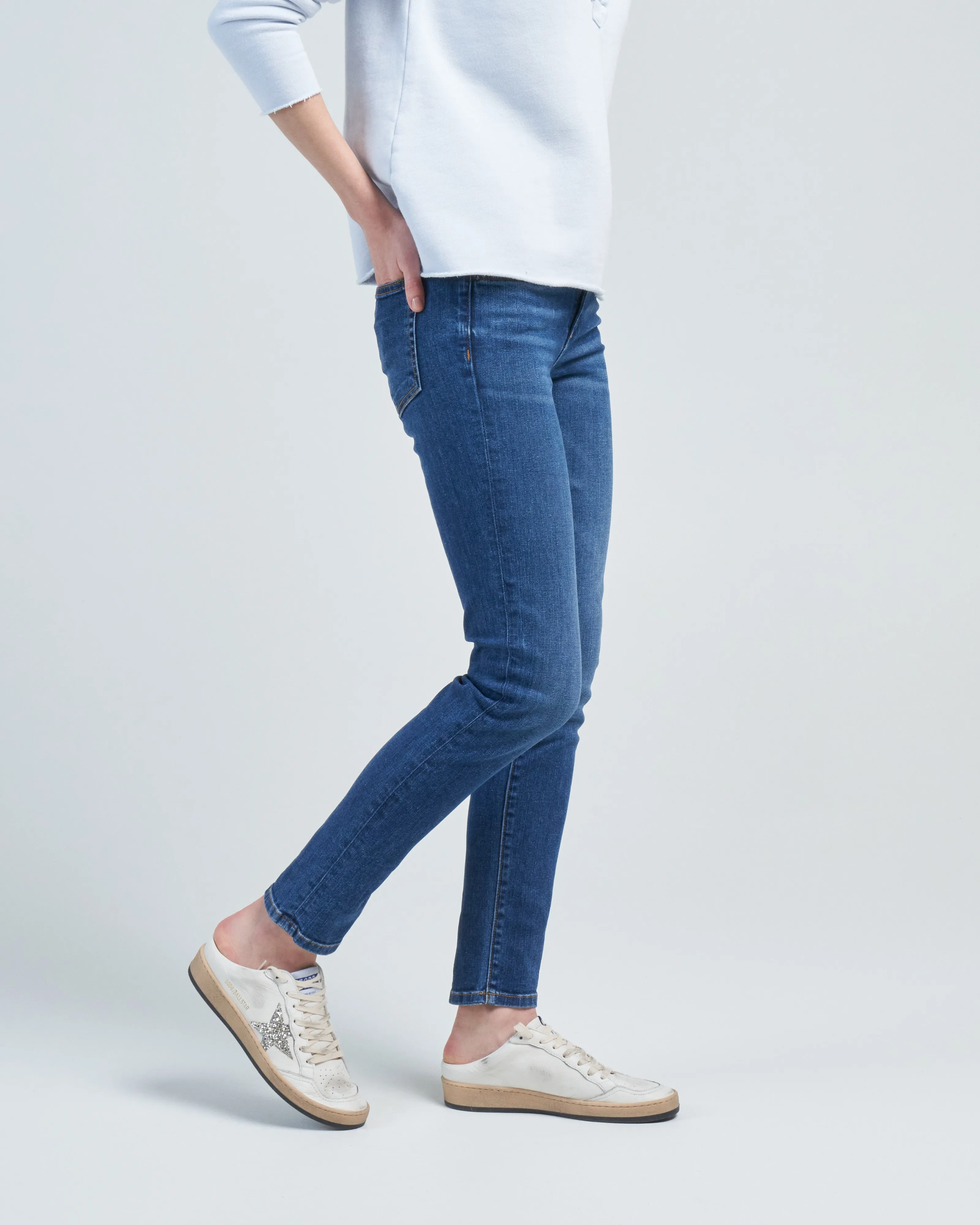mid rise skinny