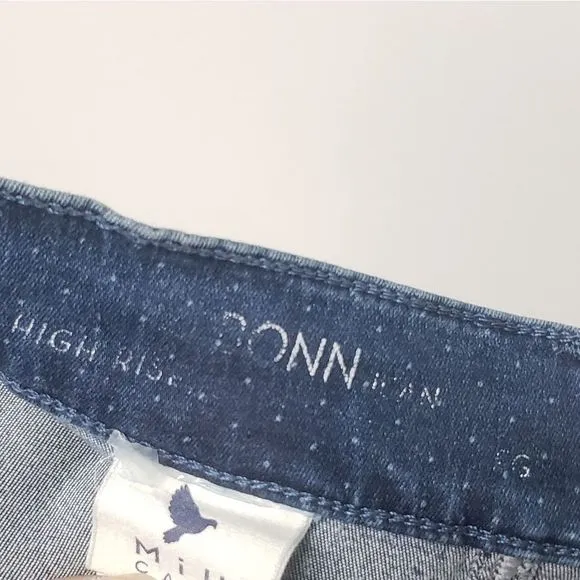 MiH Jeans Bonn Polka Dotted High Rise Skinny Jeans Size 26
