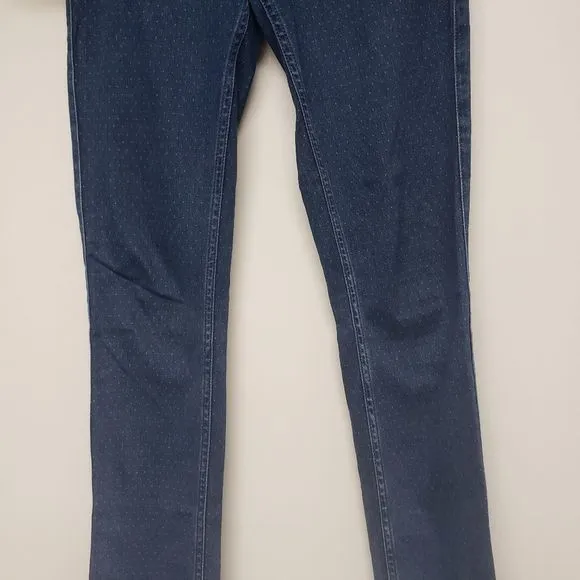 MiH Jeans Bonn Polka Dotted High Rise Skinny Jeans Size 26