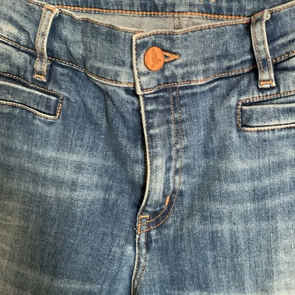 MIH The Paris mid rise cropped slim leg denim jeans