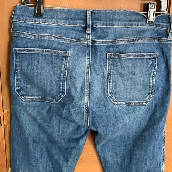 MIH The Paris mid rise cropped slim leg denim jeans