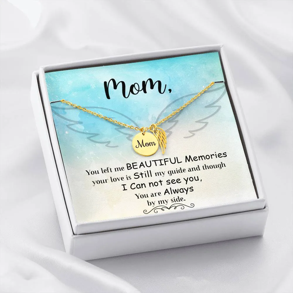 Mom Remembrance Necklace - Beautiful Memories