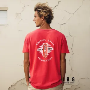 Morning Swell men's garment-dyed heavyweight t-shirt