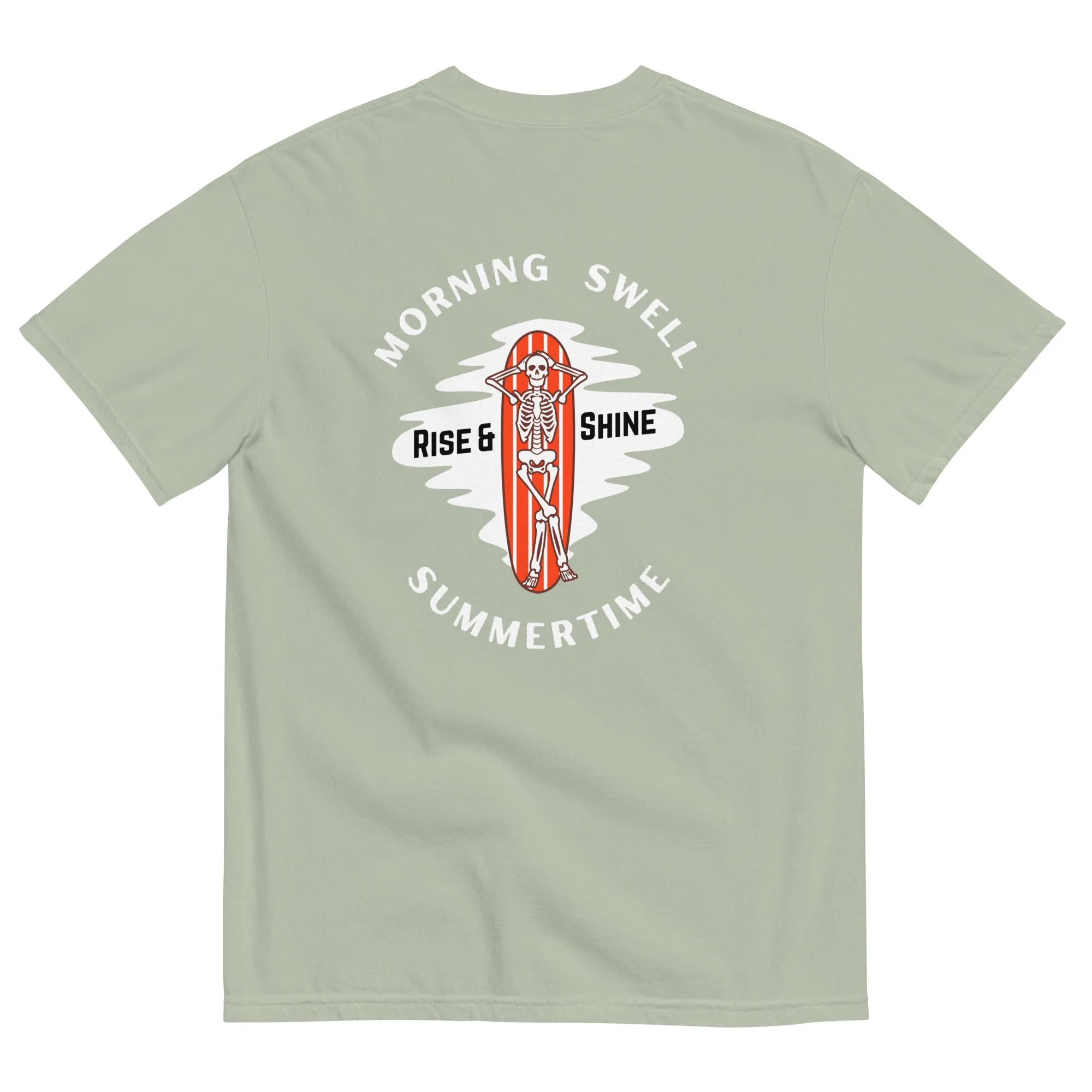 Morning Swell men's garment-dyed heavyweight t-shirt