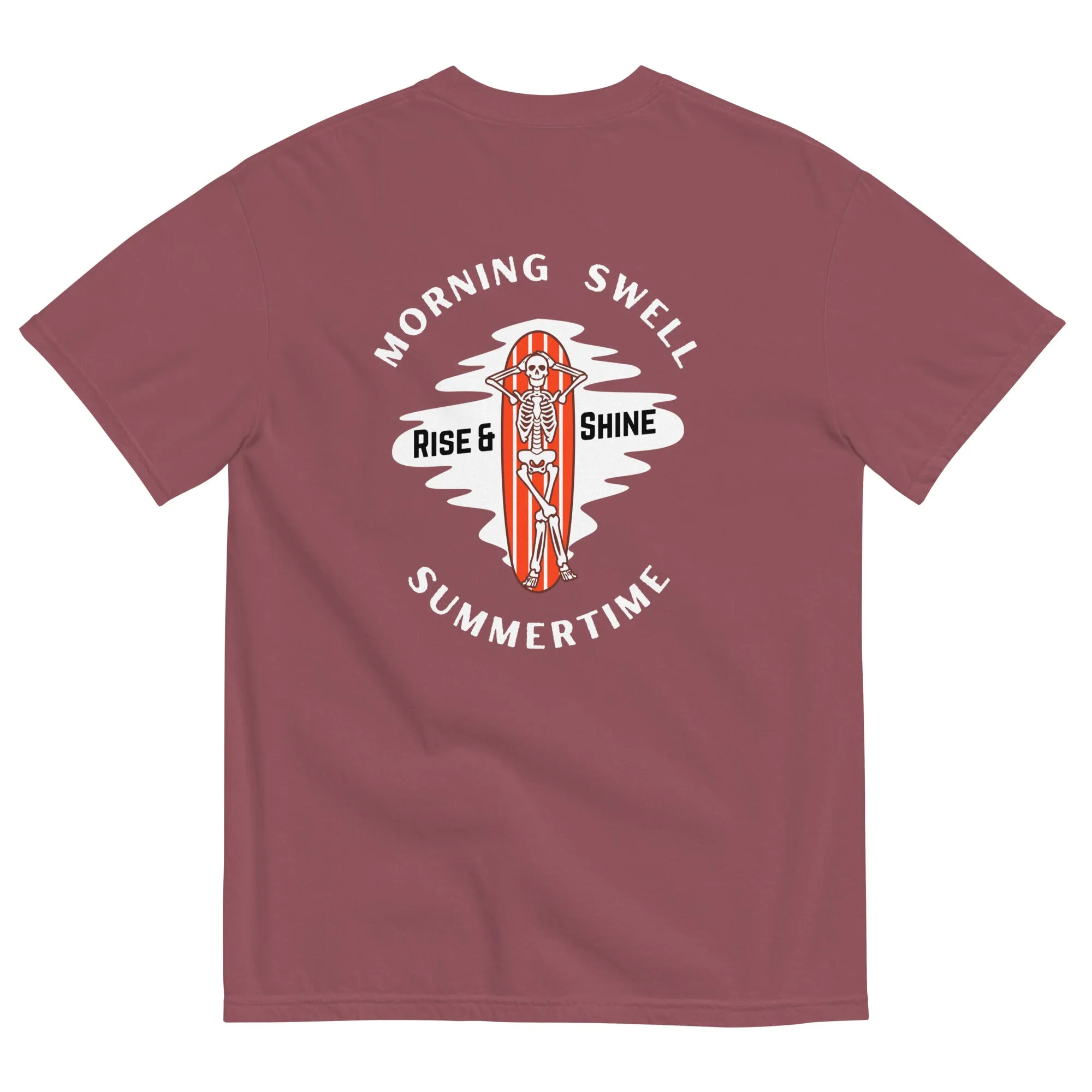 Morning Swell men's garment-dyed heavyweight t-shirt