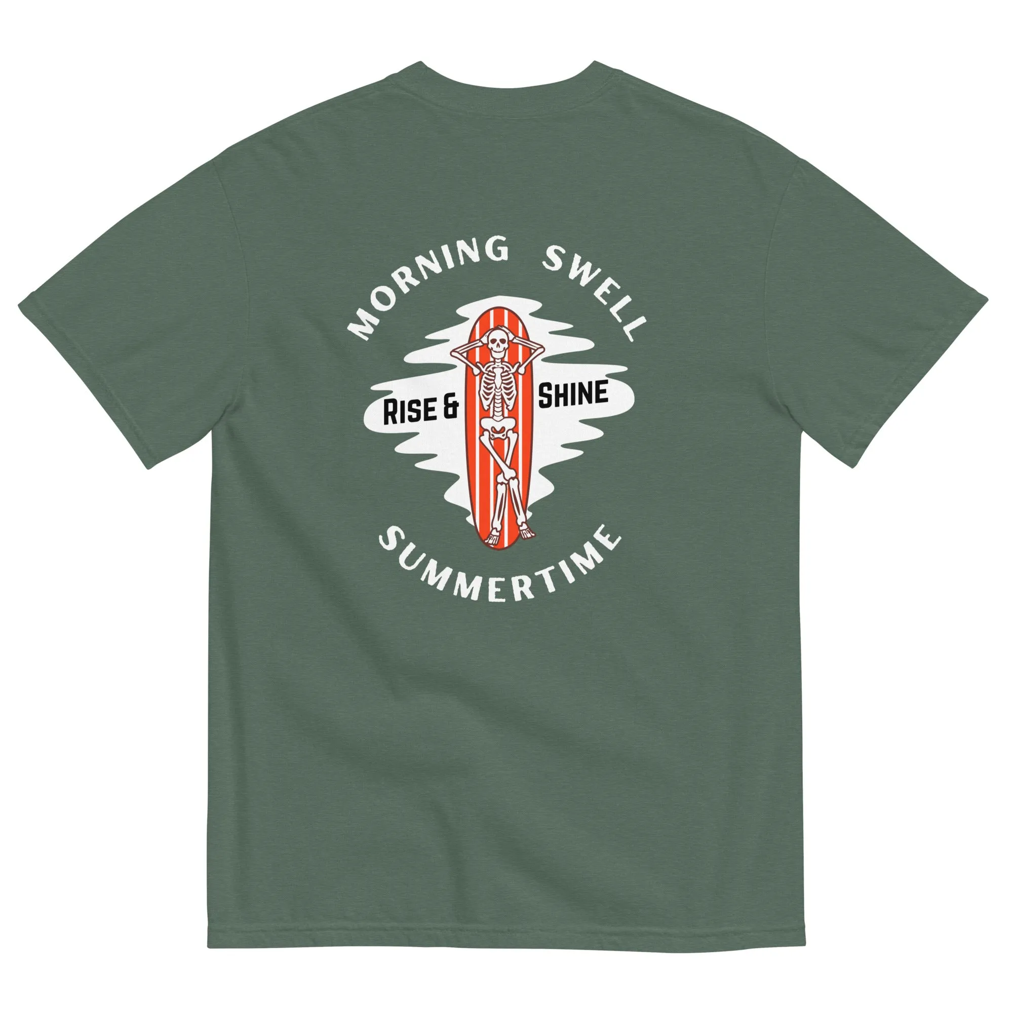Morning Swell men's garment-dyed heavyweight t-shirt