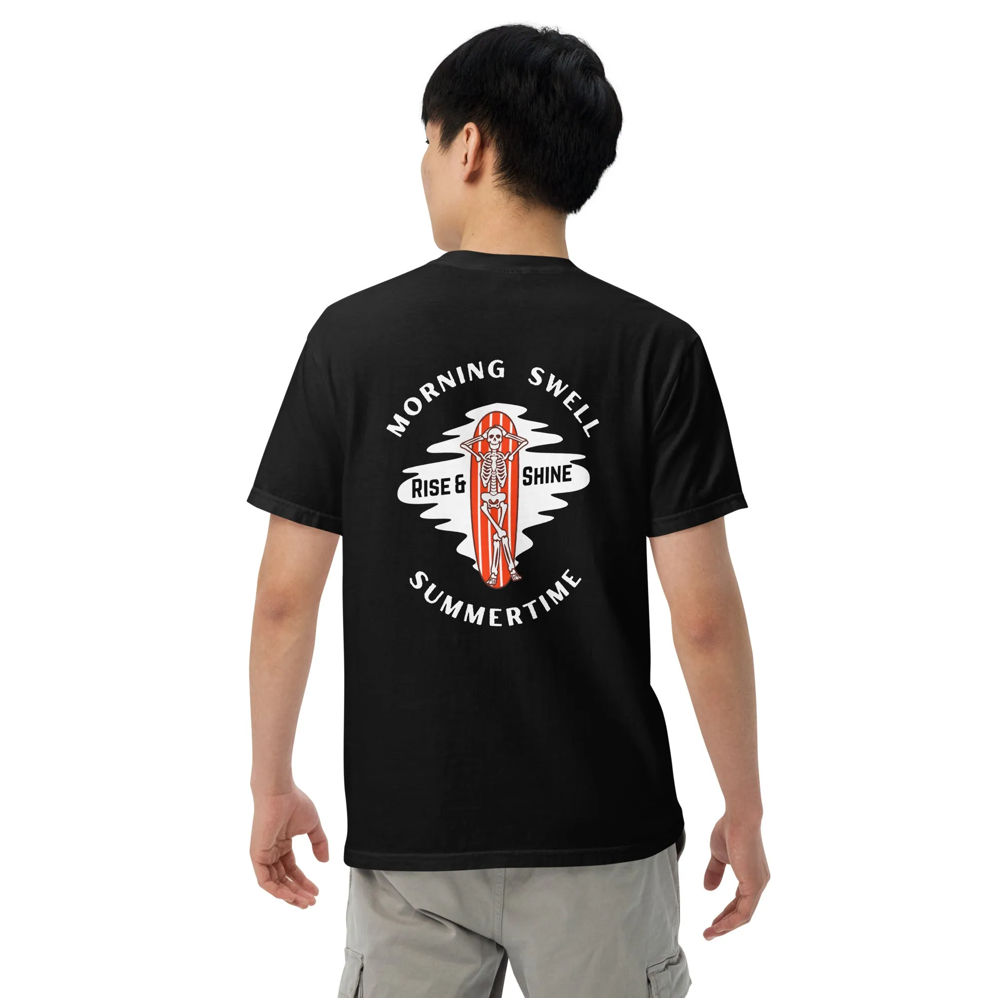 Morning Swell men's garment-dyed heavyweight t-shirt