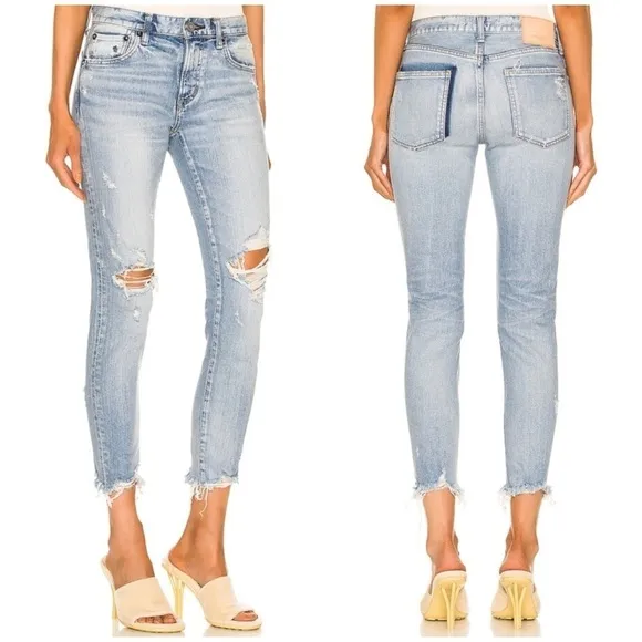 Moussy Vintage Altawoods Skinny in Light Blue