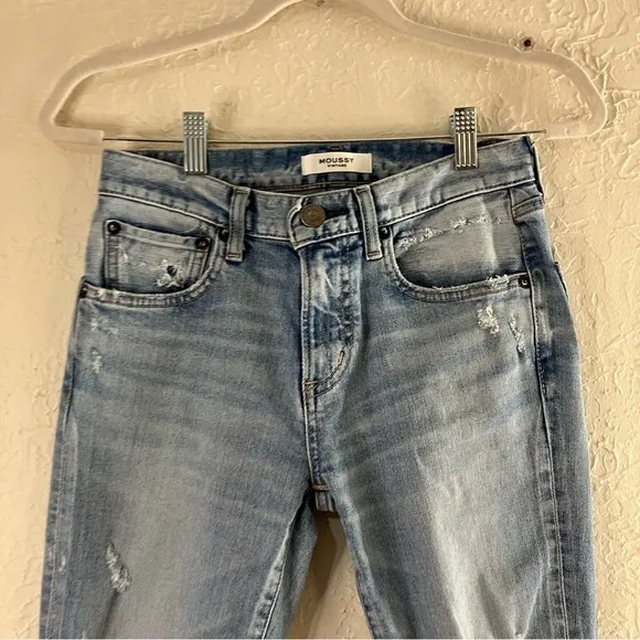 Moussy Vintage Altawoods Skinny in Light Blue