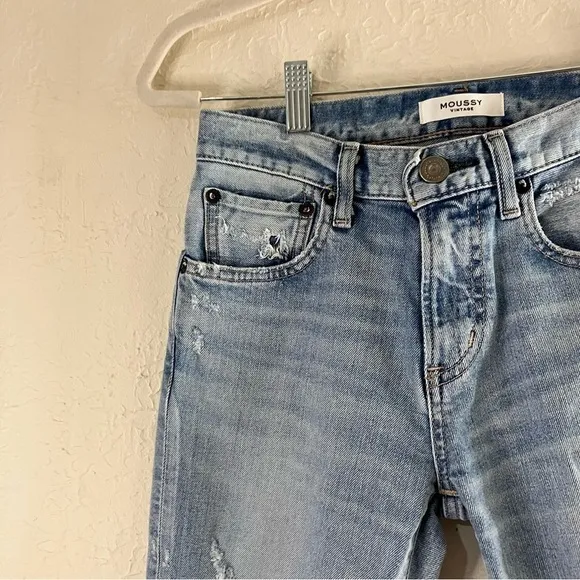Moussy Vintage Altawoods Skinny in Light Blue