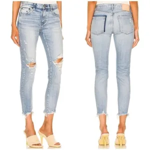 Moussy Vintage Altawoods Skinny in Light Blue