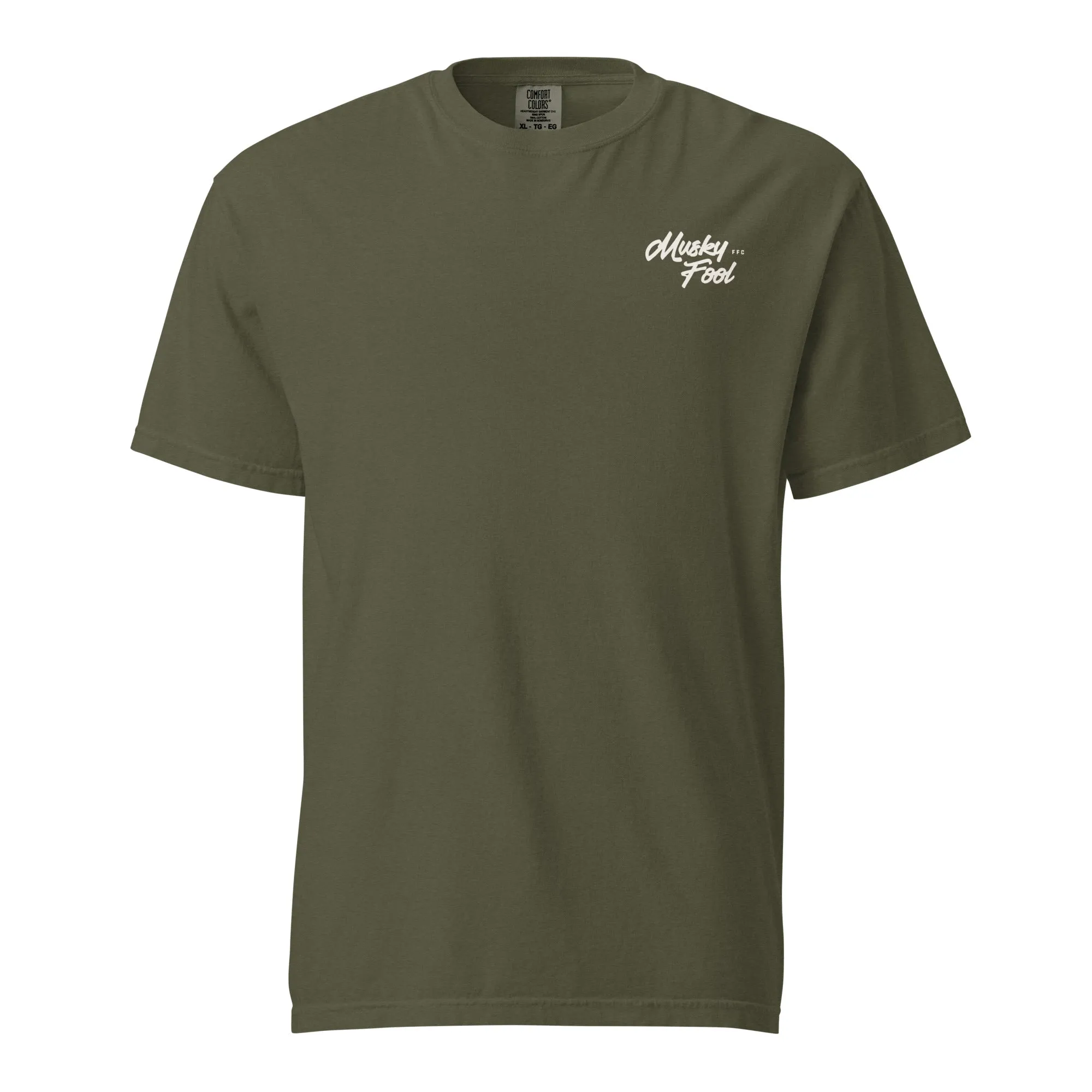 Musky Fool™ SnackTail White Logo T-Shirt