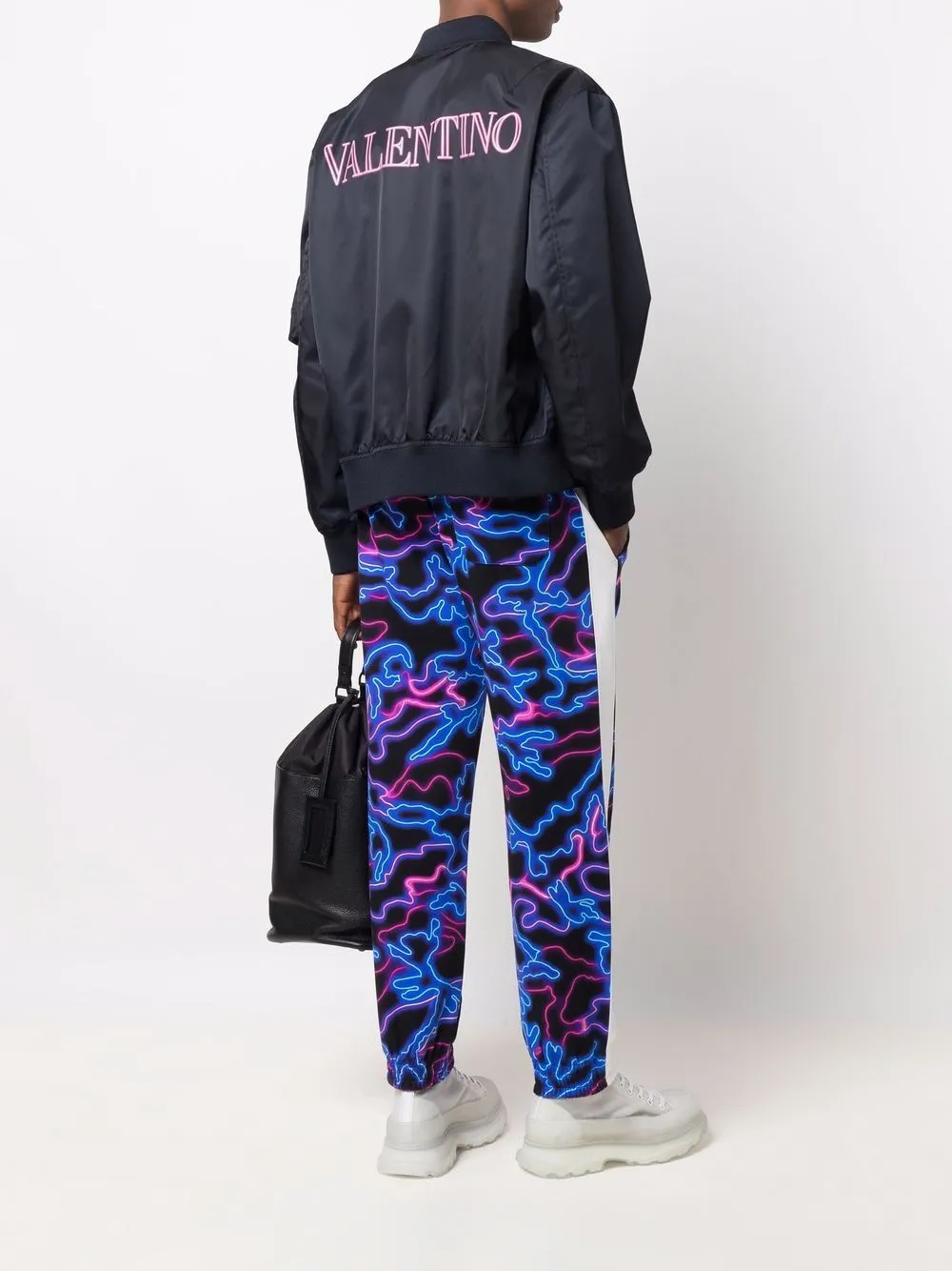 Neon Universe bomber jacket