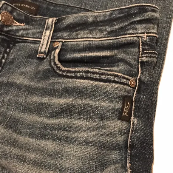 NWOT SILVER JEANS ELYSE SLIM BOOT 28 x 31