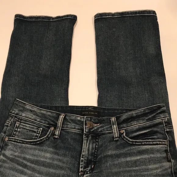 NWOT SILVER JEANS ELYSE SLIM BOOT 28 x 31
