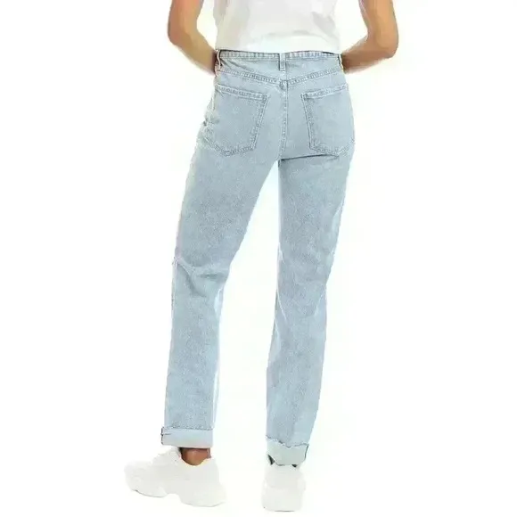 NWT Le Jean Lara Voyage High-Rise Slim Jean