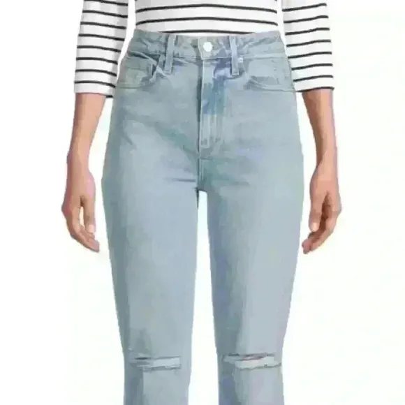 NWT Le Jean Lara Voyage High-Rise Slim Jean