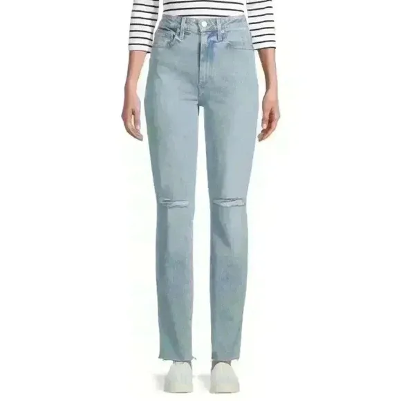 NWT Le Jean Lara Voyage High-Rise Slim Jean