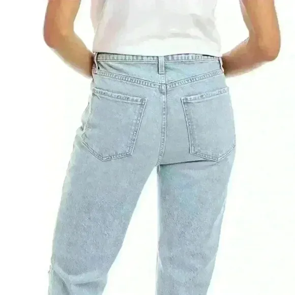 NWT Le Jean Lara Voyage High-Rise Slim Jean