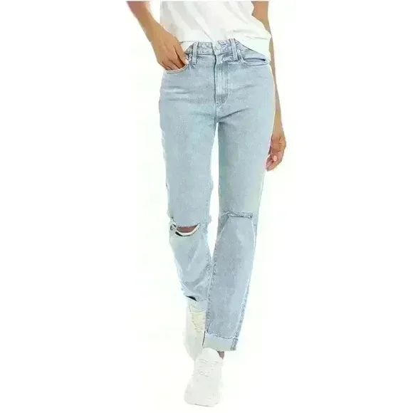 NWT Le Jean Lara Voyage High-Rise Slim Jean