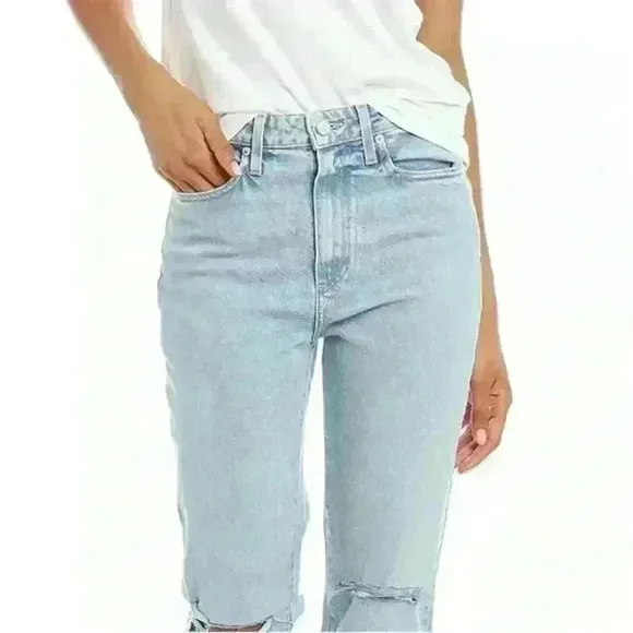 NWT Le Jean Lara Voyage High-Rise Slim Jean