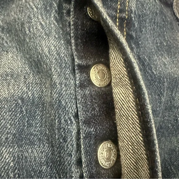 NWT Levi's Premium Ribcage Straight Leg Ankle Jeans Women’s 18W Button Fly Denim