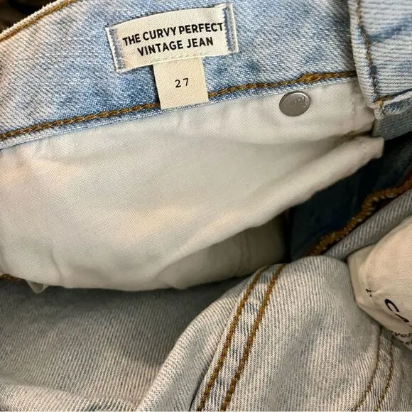 NWT Madewell The Curvy Perfect Vintage High Waist Jeans 27