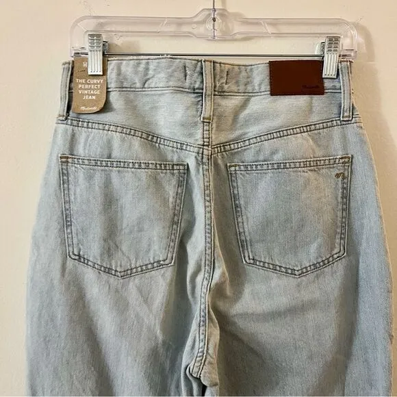 NWT Madewell The Curvy Perfect Vintage High Waist Jeans 27