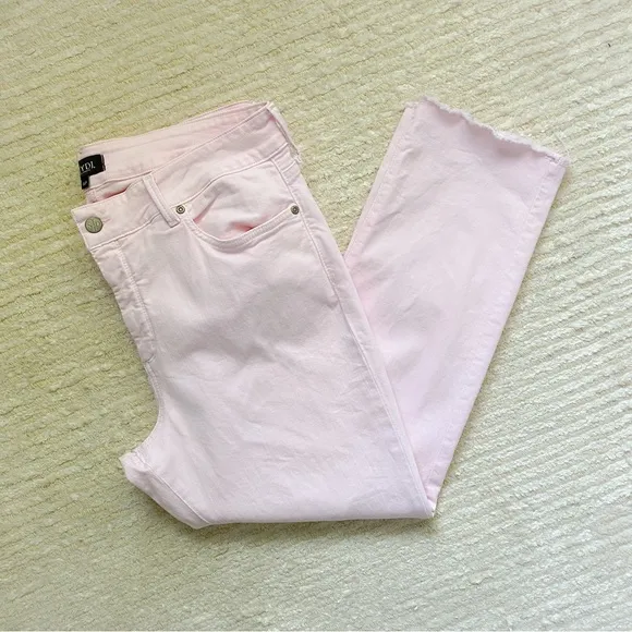 NYDJ pink Sheri ankle jeans PETITE