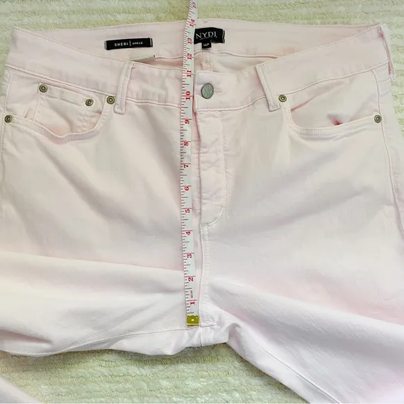 NYDJ pink Sheri ankle jeans PETITE
