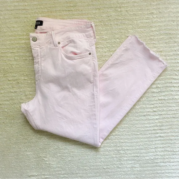 NYDJ pink Sheri ankle jeans PETITE