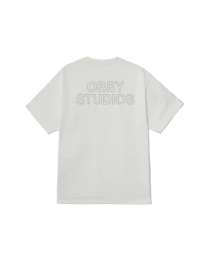 OBEY STUDIOS OUTLINE PIGMENT T-SHIRT