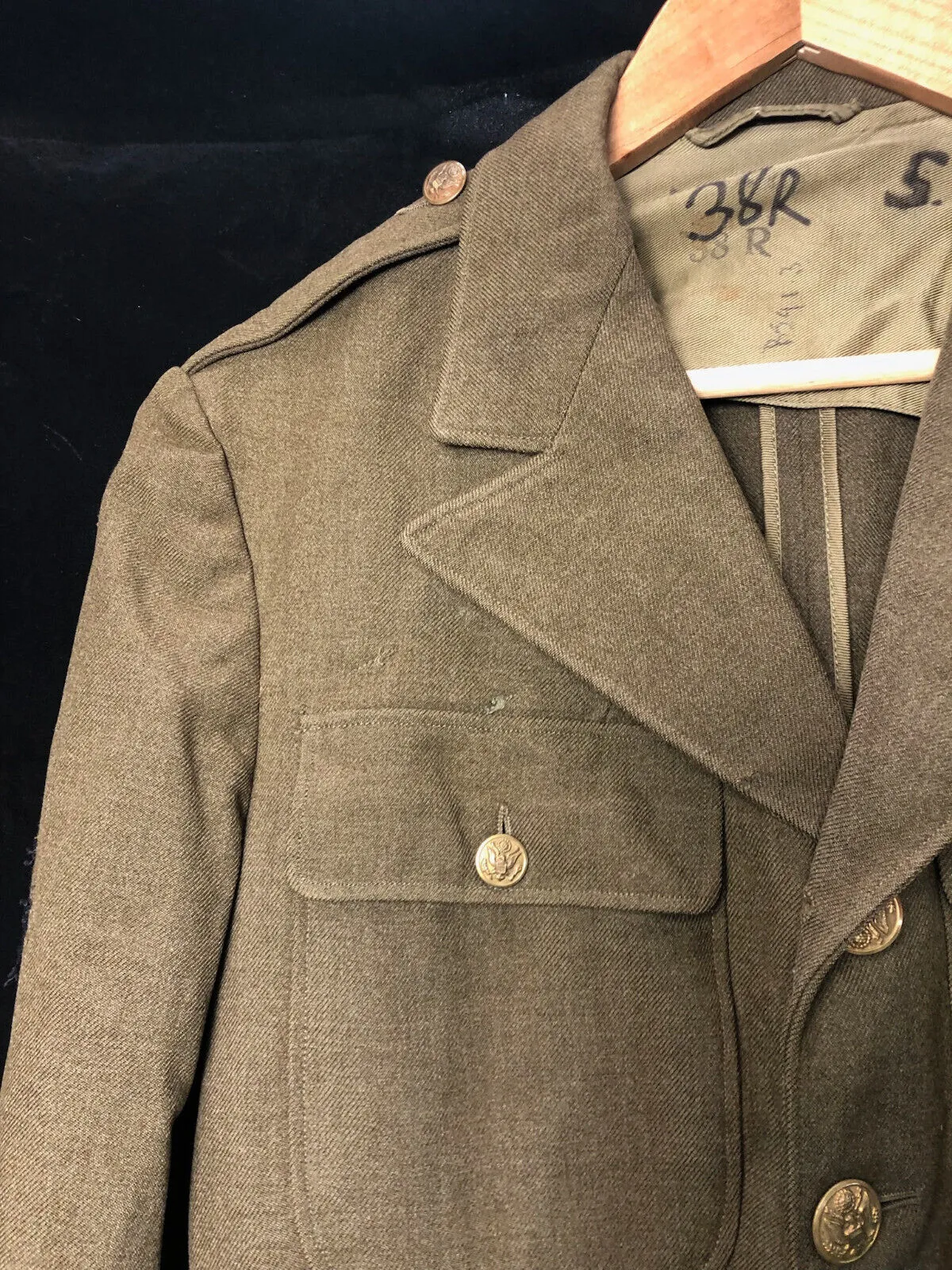 Original WW2 US Army Class A Dress Jacket - Private Ryan Prop - 38" Regular