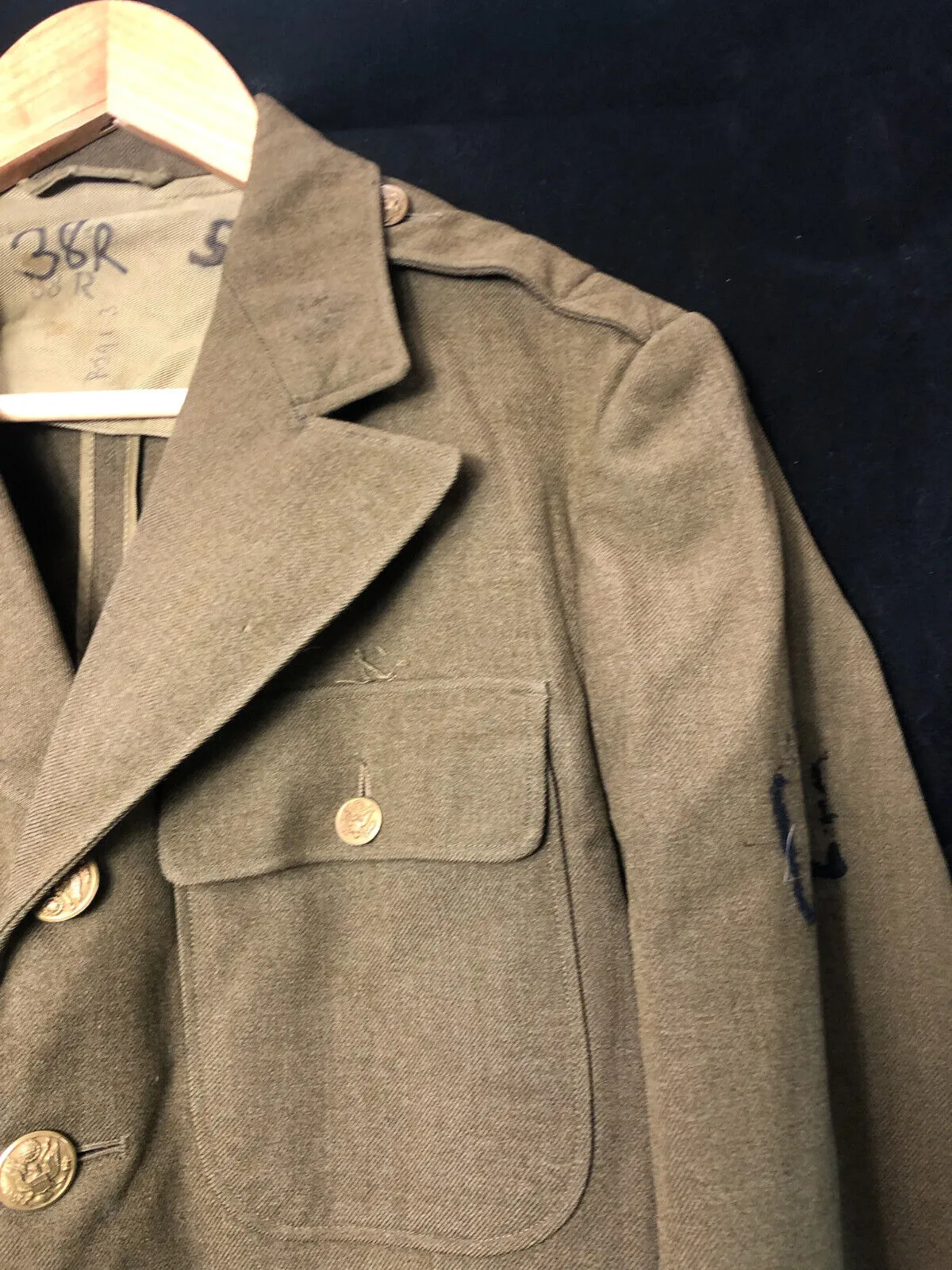Original WW2 US Army Class A Dress Jacket - Private Ryan Prop - 38" Regular