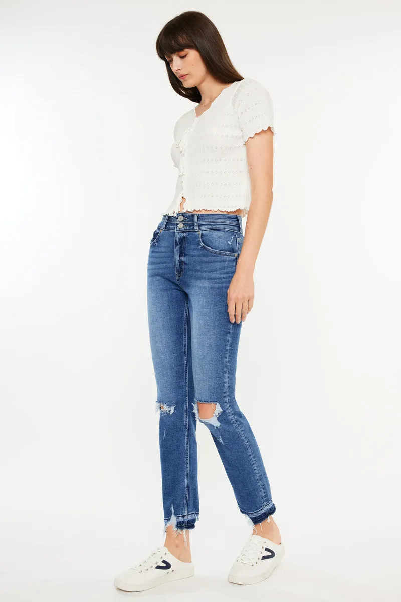 Pamela High Rise Slim Straight Leg Jeans