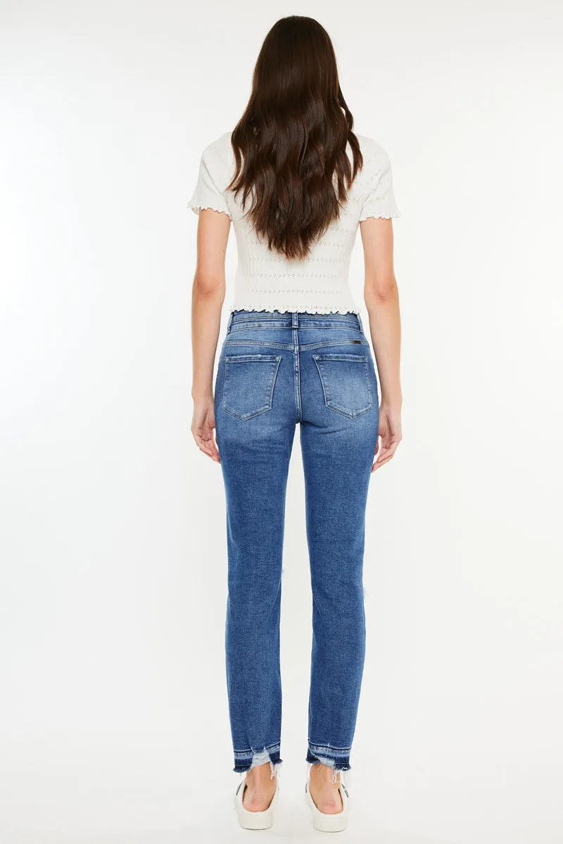 Pamela High Rise Slim Straight Leg Jeans