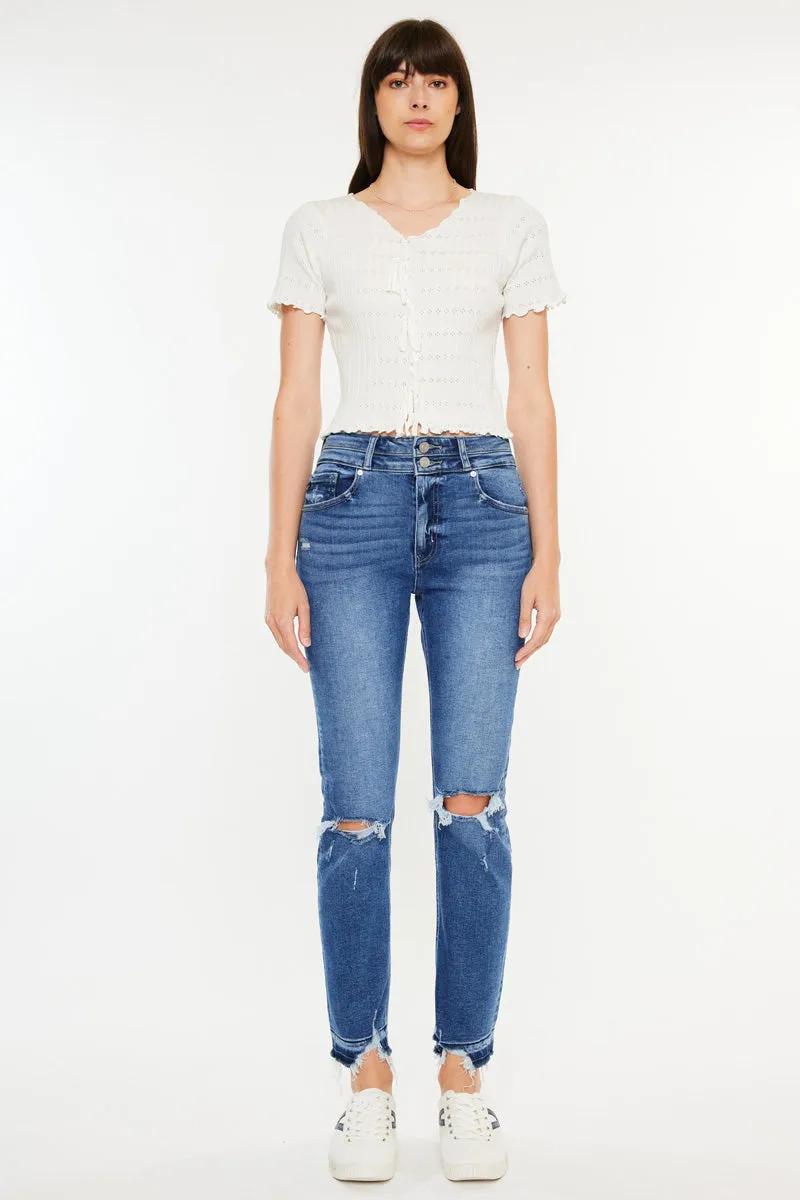 Pamela High Rise Slim Straight Leg Jeans