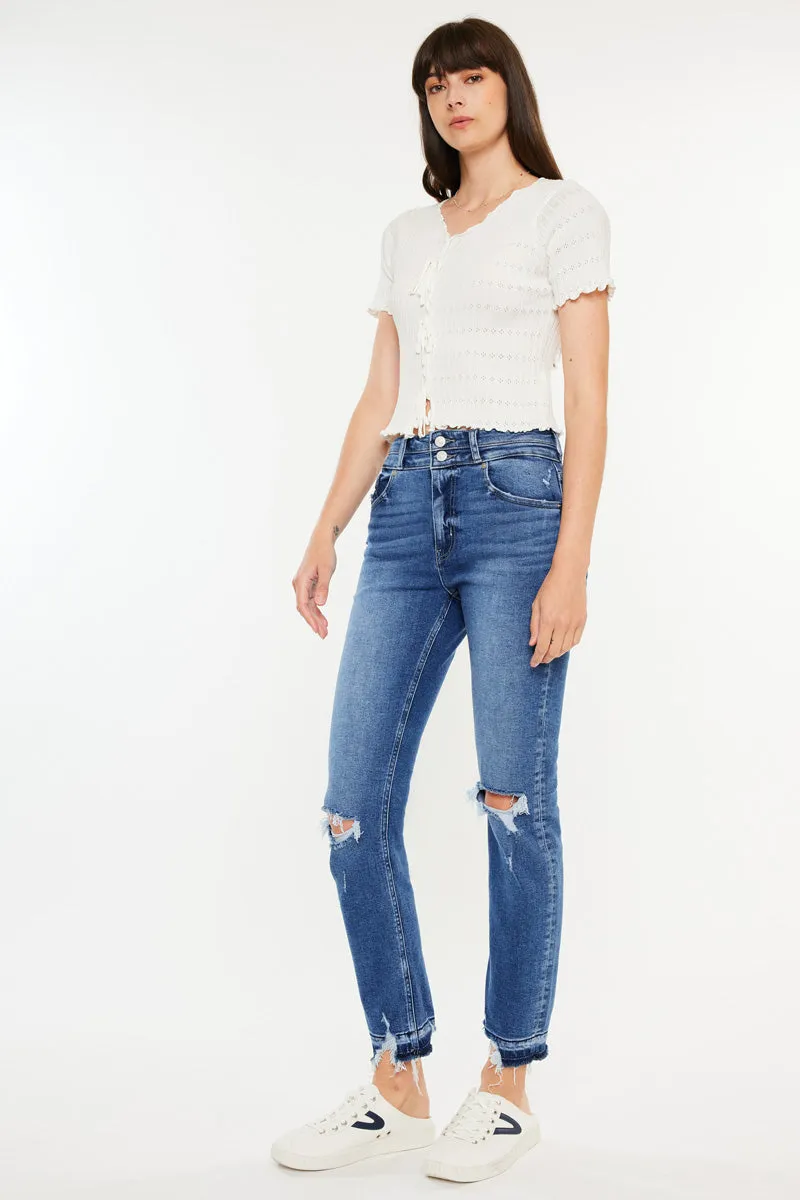 Pamela High Rise Slim Straight Leg Jeans