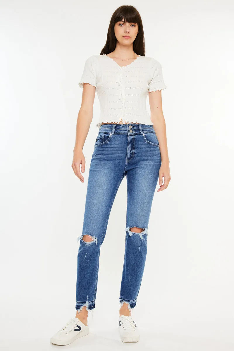 Pamela High Rise Slim Straight Leg Jeans