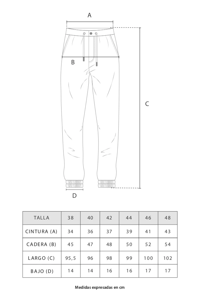 Pantalón Jogger Vaquero