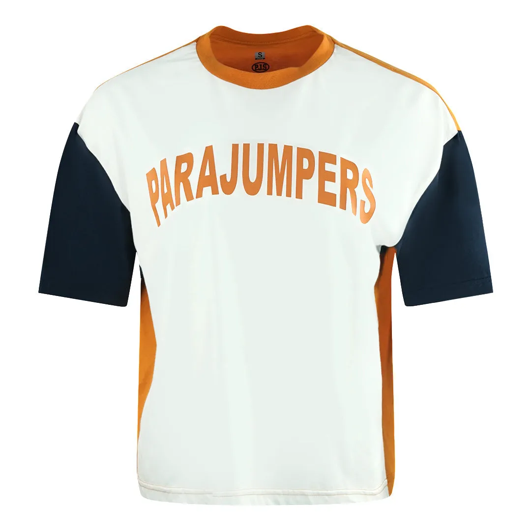 Parajumpers Mens Block Tee 571744 T Shirts White