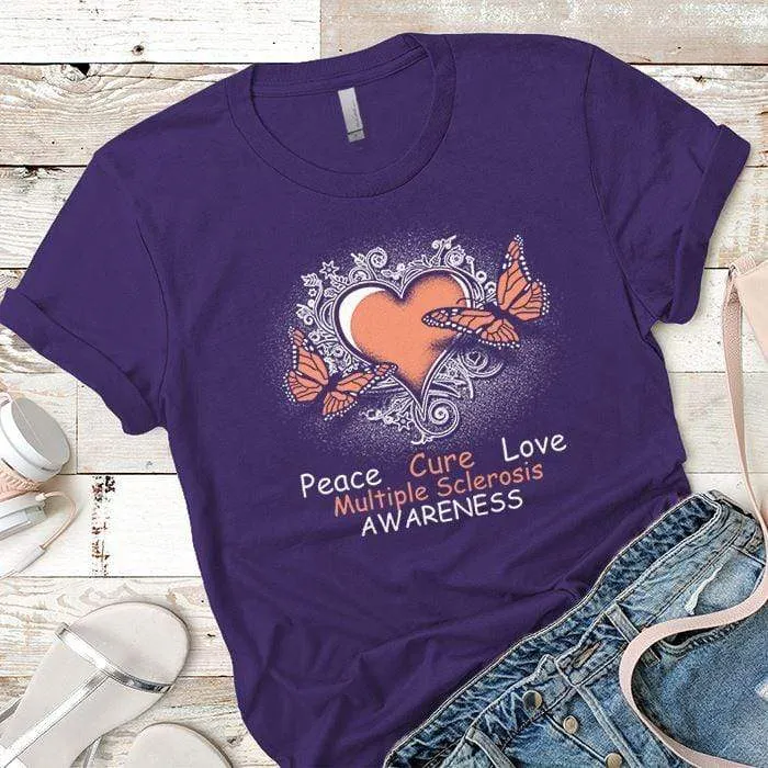 Peace Cure Love MS Premium Tees