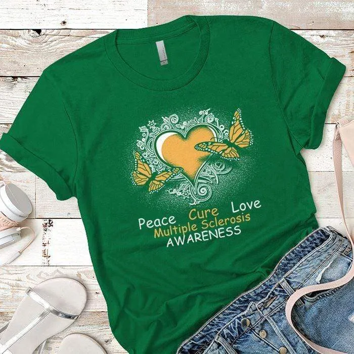 Peace Cure Love MS Premium Tees