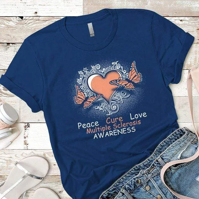 Peace Cure Love MS Premium Tees
