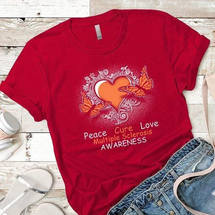 Peace Cure Love MS Premium Tees