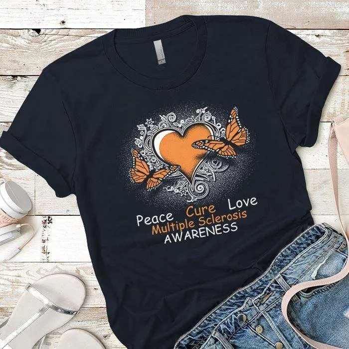 Peace Cure Love MS Premium Tees