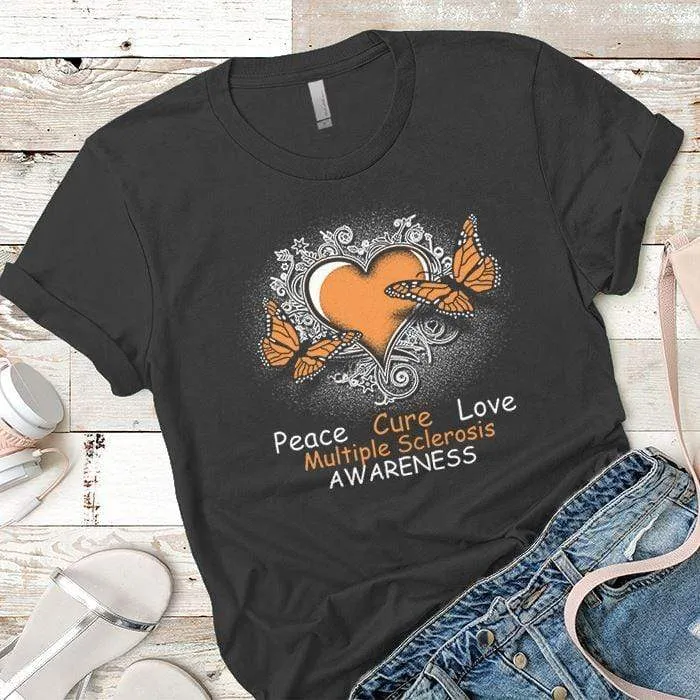 Peace Cure Love MS Premium Tees
