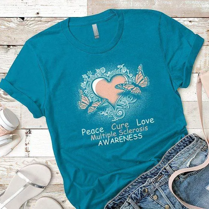 Peace Cure Love MS Premium Tees