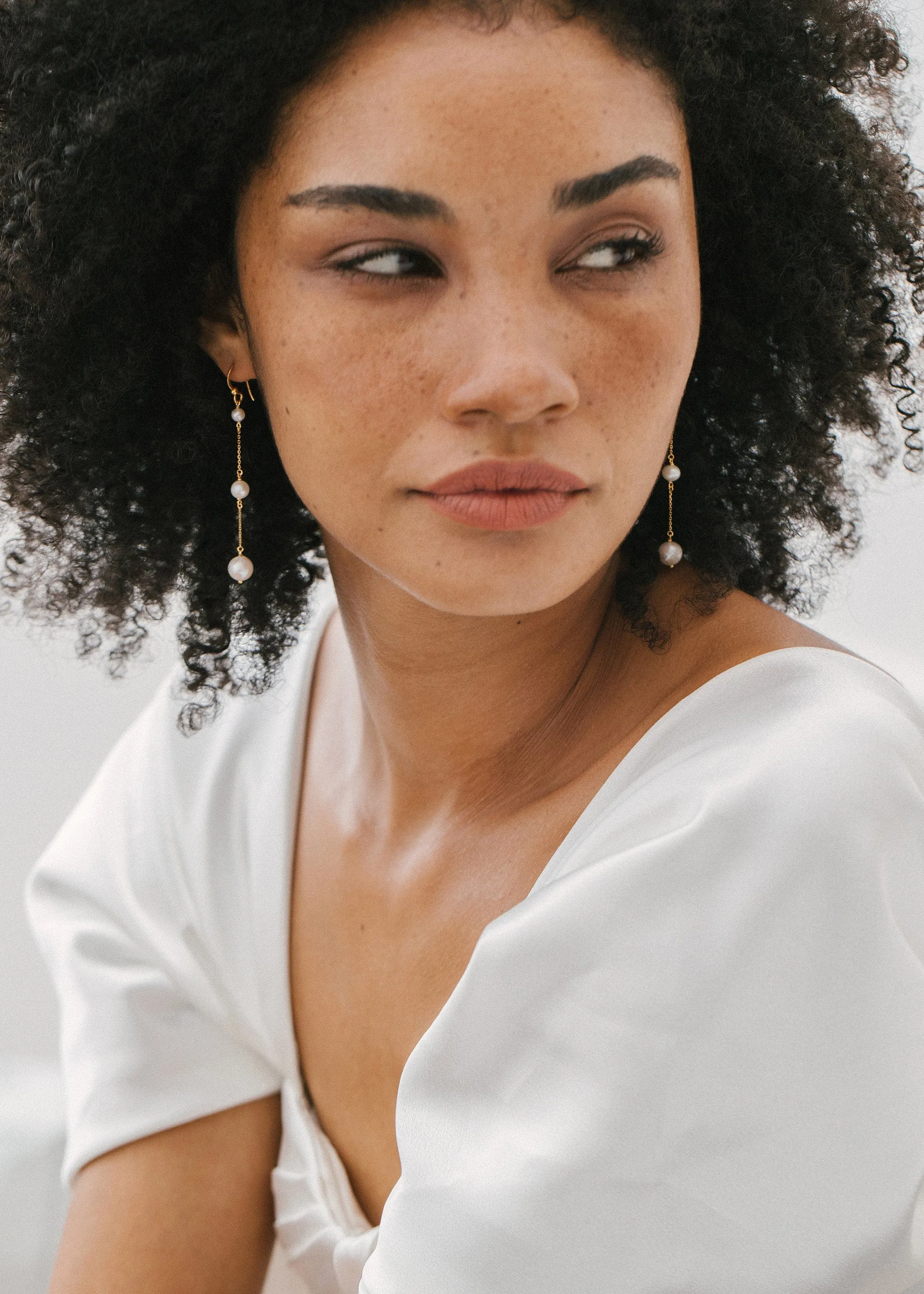 Pearl Dangle Earrings
